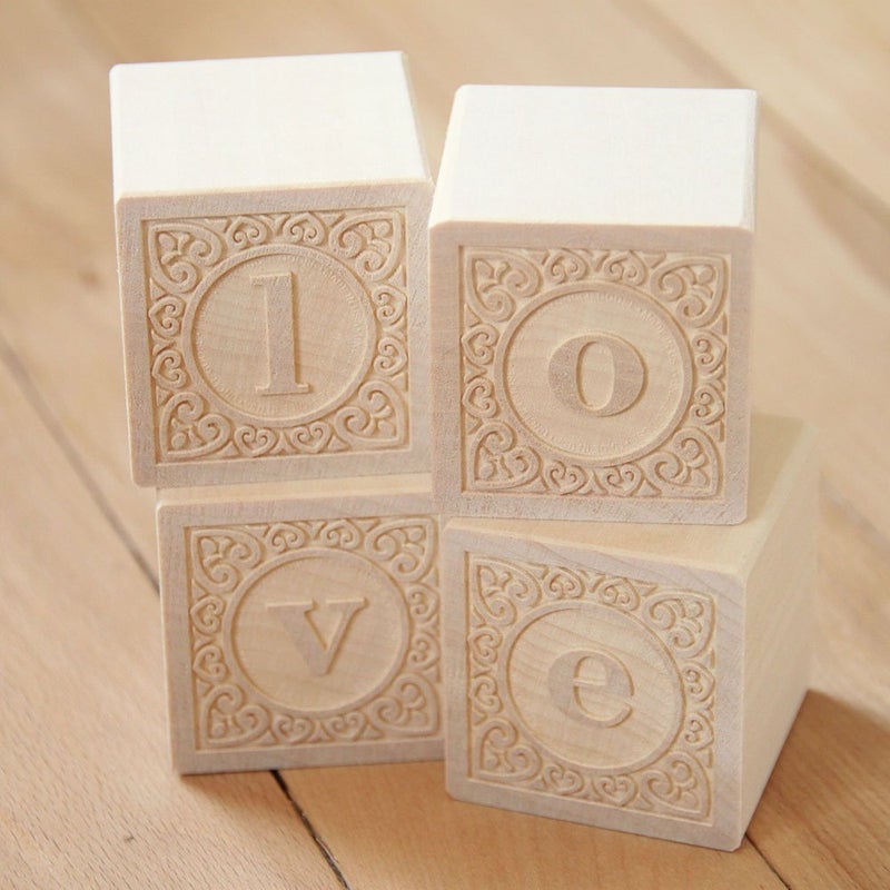 Uncle Goose Lowercase Alphablank Blocks - Made in The USA - Image 3